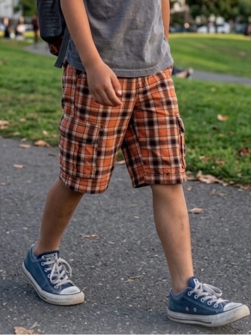 Crazy 8 boys orange shorts size 5 GUC adjustable waist